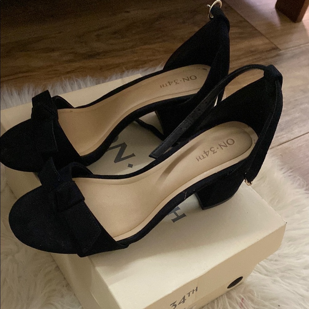 Elegant Black Women's Heels Coquette style - Picture 3 of 5